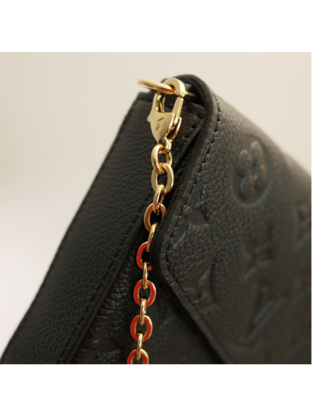 LOUIS VUITTON Black Empreinte Felice Pochette - Picture 14 of 16